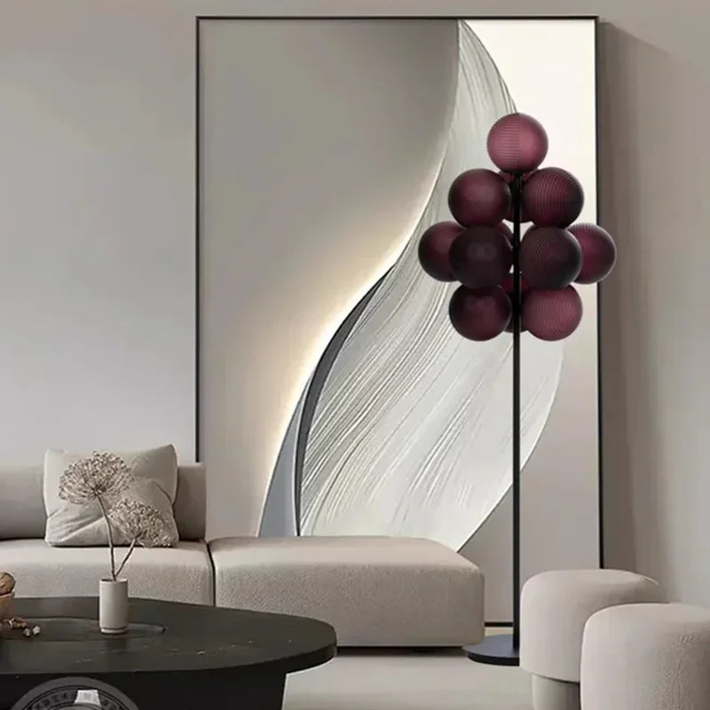 Stellar Grape Pendant lamp Post-Modern glass lampshade Creative statement lights For dining room Bedroom kitchen island lighting