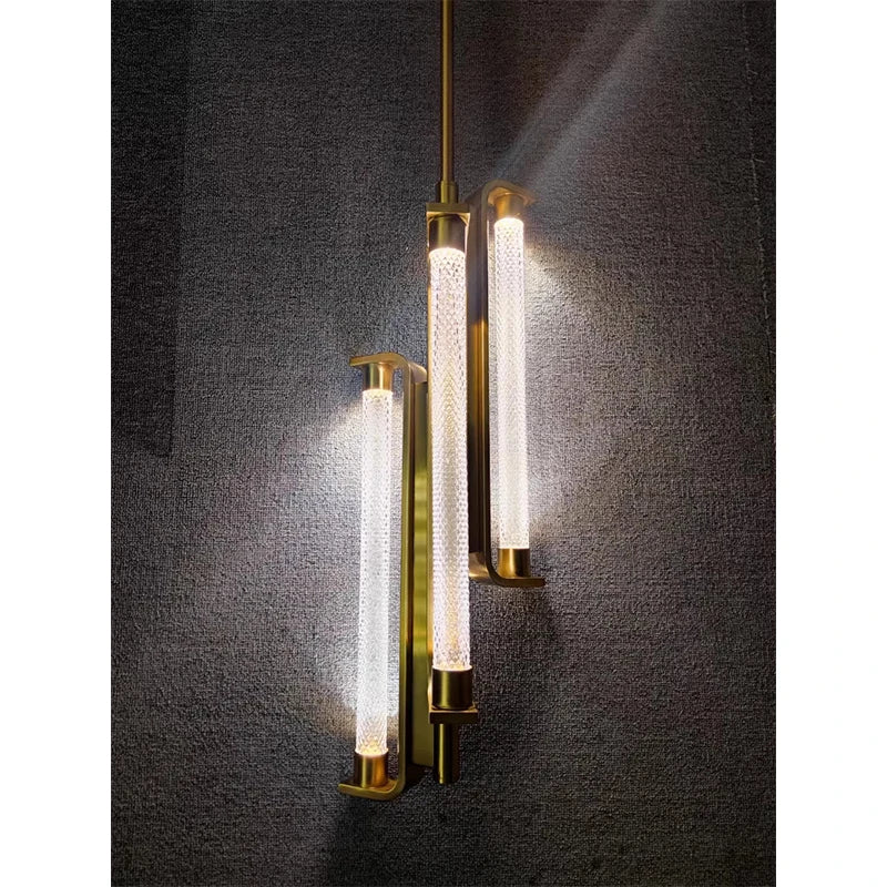 Post modern wall lamp light luxury living room dining room lamp creative American bedroom bedside designer chandelier
