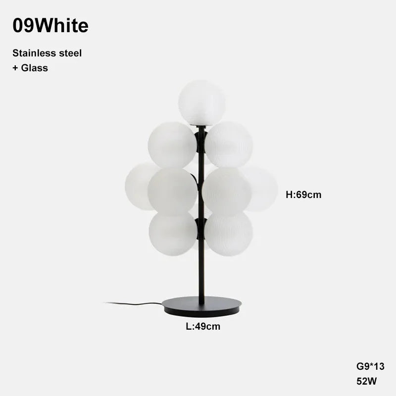 Stellar Grape Pendant lamp Post-Modern glass lampshade Creative statement lights For dining room Bedroom kitchen island lighting