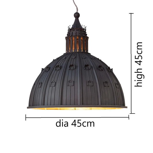 Postmodern Pendant Light St. Paul's Church Lamp Modern Mid Century Lighting For Home Decoration Restaurant Large Pendant Light
