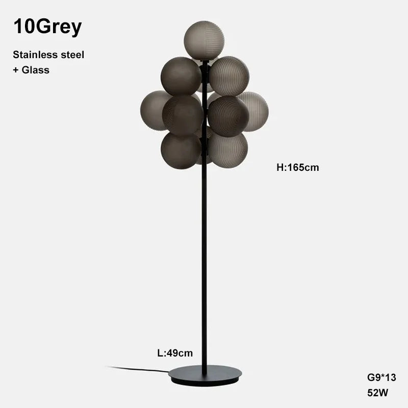 Stellar Grape Pendant lamp Post-Modern glass lampshade Creative statement lights For dining room Bedroom kitchen island lighting
