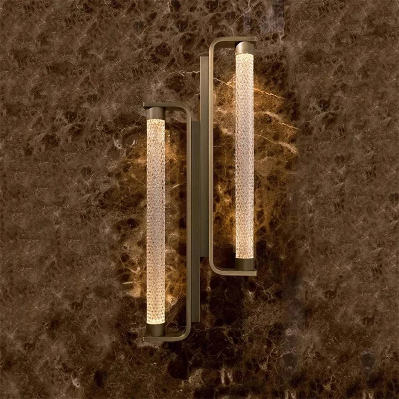 Post modern wall lamp light luxury living room dining room lamp creative American bedroom bedside designer chandelier