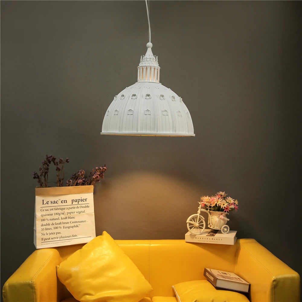 Postmodern Pendant Light St. Paul's Church Lamp Modern Mid Century Lighting For Home Decoration Restaurant Large Pendant Light