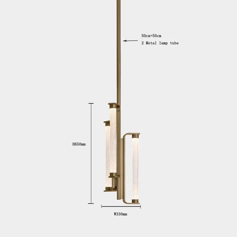 Post modern wall lamp light luxury living room dining room lamp creative American bedroom bedside designer chandelier