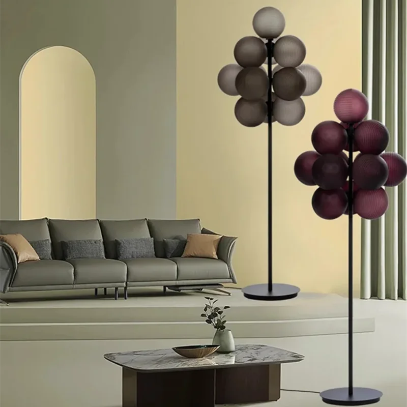 Stellar Grape Pendant lamp Post-Modern glass lampshade Creative statement lights For dining room Bedroom kitchen island lighting