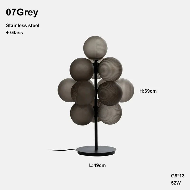 Stellar Grape Pendant lamp Post-Modern glass lampshade Creative statement lights For dining room Bedroom kitchen island lighting